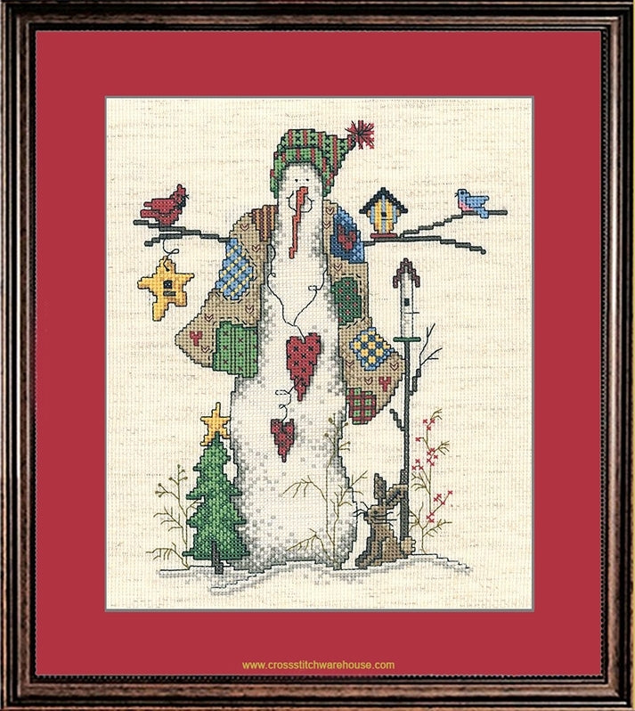 QUILT SNOWMAN - CHART & FABRIC