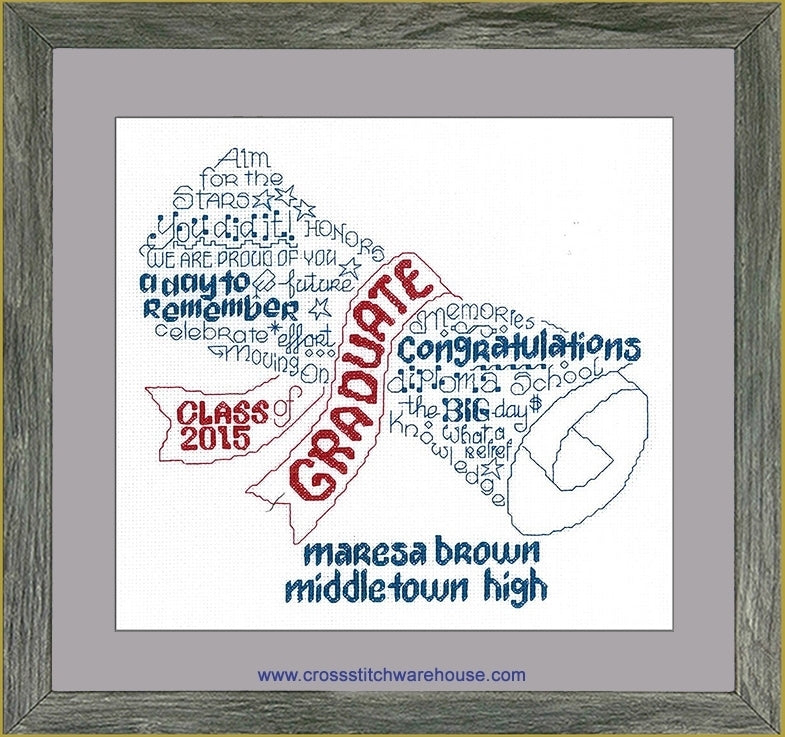 Let's Graduate - CHART ONLY – crossstitchwarehouse.com