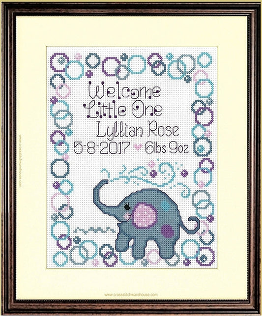 Elephant Baby BIRTH RECORD - CHART ONLY