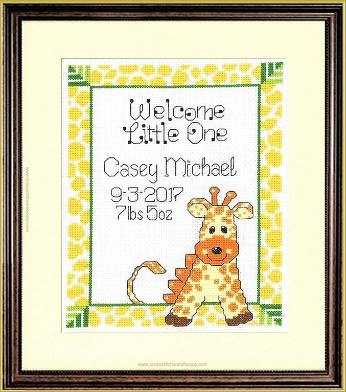 Giraffe Baby BIRTH RECORD - CHART ONLY