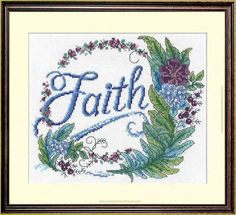 Feathered Faith - CHART & FABRIC