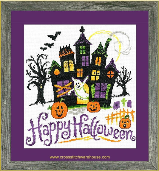 Haunted Halloween House - CHART & FABRIC