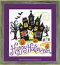 Haunted Halloween House - CHART & FABRIC