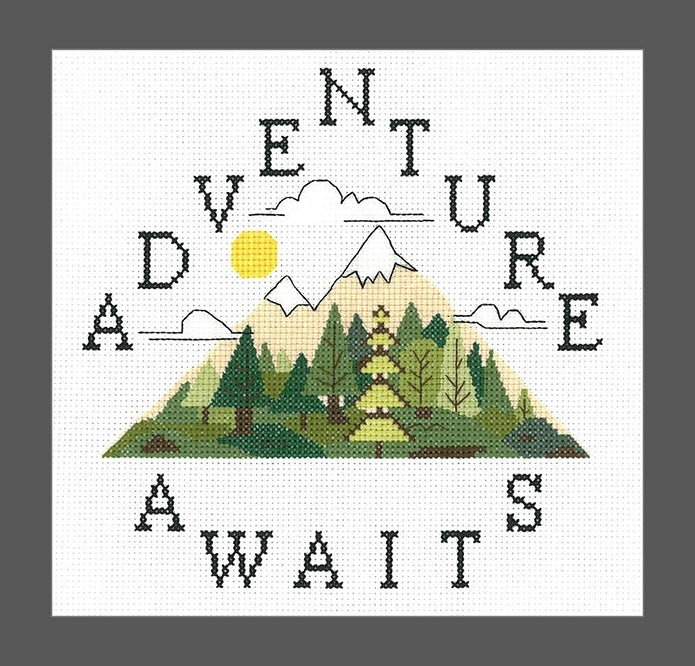 Adventure Awaits - CHART & FABRIC