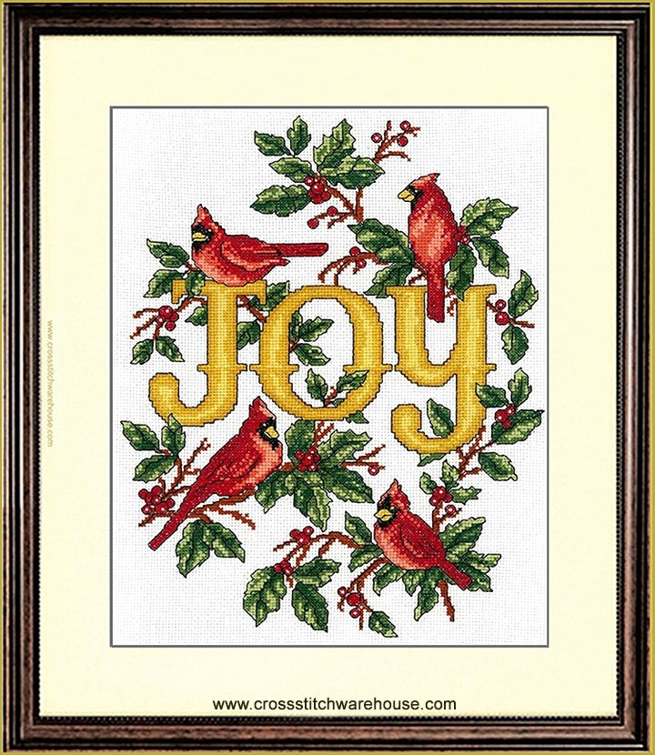 Cardinal Joy  CHART & FABRIC