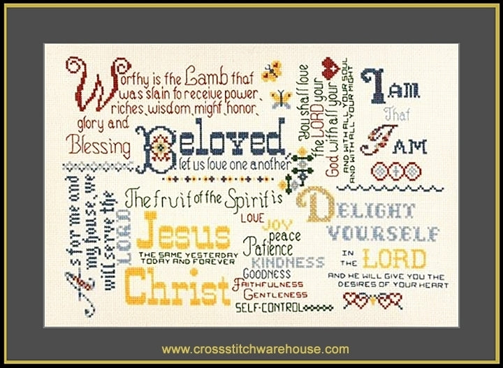 Scripture Sampler - COMPLETE – crossstitchwarehouse.com