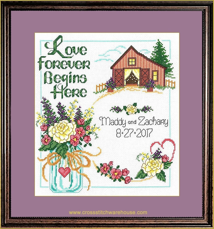 Country Wedding Record - CHART & FABRIC