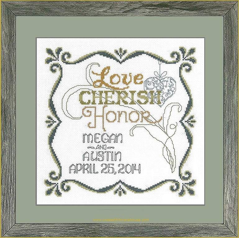 Honor Marriage Wedding Record - CHART & FABRIC