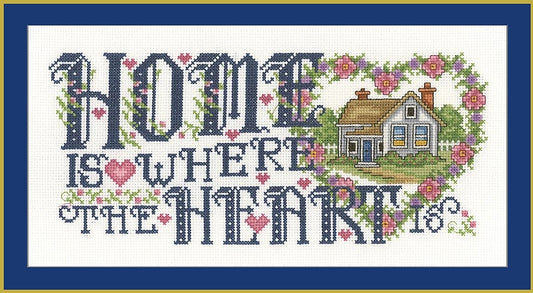 Home Is Where The Heart Is - CHART & FABRIC