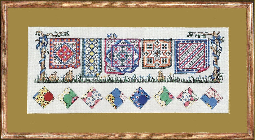 Cross Stitch Kit - Patchwork Quilt Row – crossstitchwarehouse.com