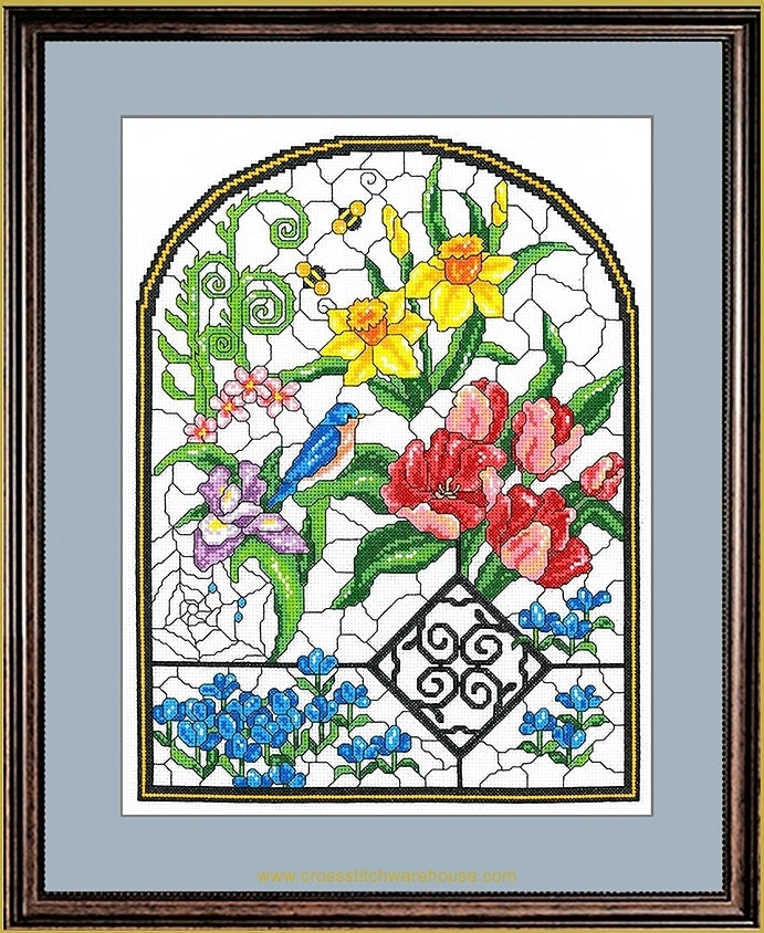 Stained Glass Spring - CHART ONLY