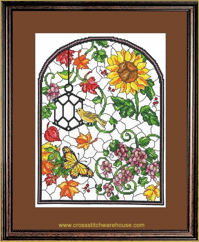 Stained Glass Autumn - CHART ONLY