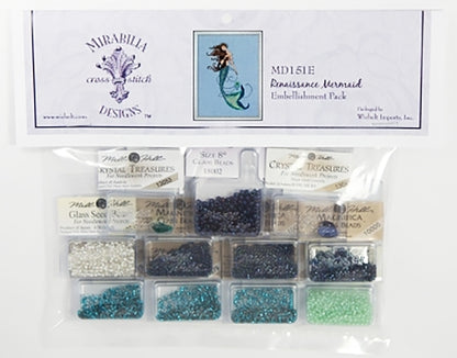 Renaissance Mermaid - CHART & EMBELLISHMENT PACK