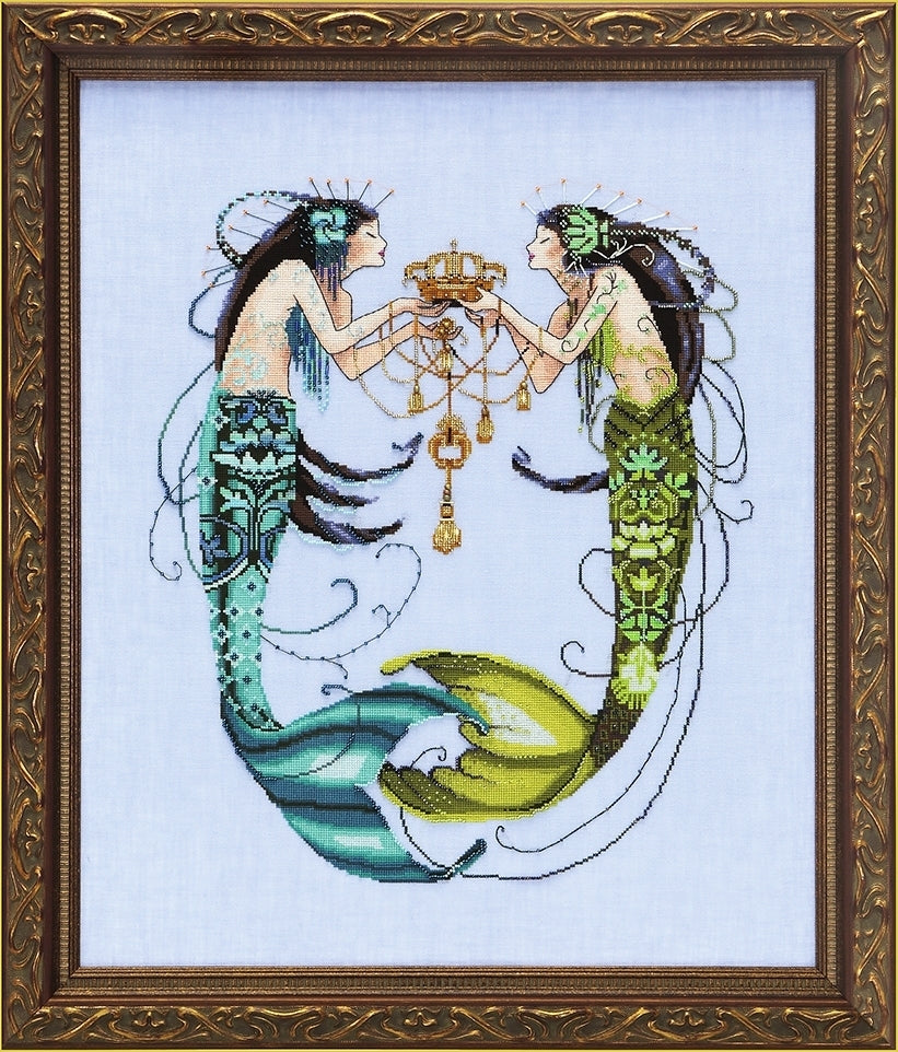 The Twin Mermaids - CHART & EMBELLISHMENT PACK