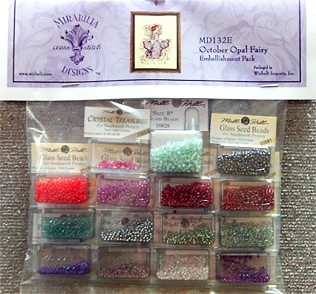 October Opal Fairy - CHART & EMBELLISHMENT PACK