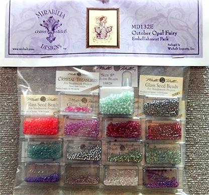 October Opal Fairy - CHART & EMBELLISHMENT PACK