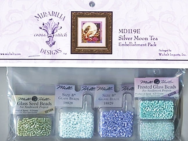 Silver Moon Tea - CHART & EMBELLISHMENT PACK