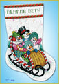 Snow Sledding Stocking