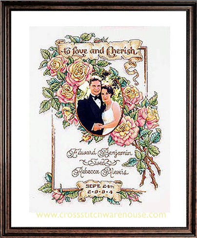 To Love & Cherish Wedding Sampler - CHART ONLY