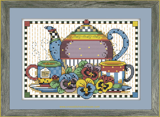 Pansy Tea Set