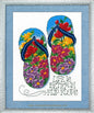 Flip Flop Summer  CHART & FABRIC