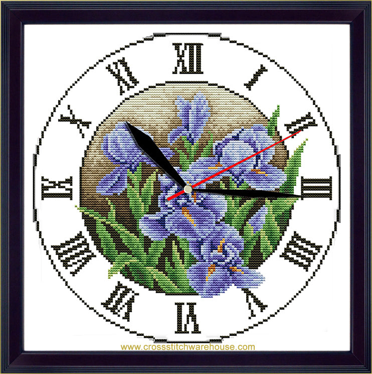 CLOCK FACE -  Iris