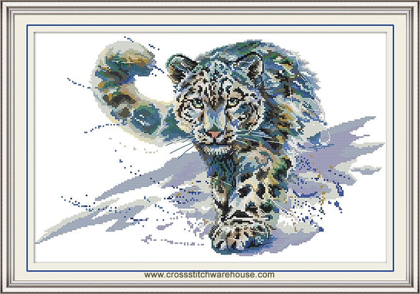 Emerging Snow Leopard