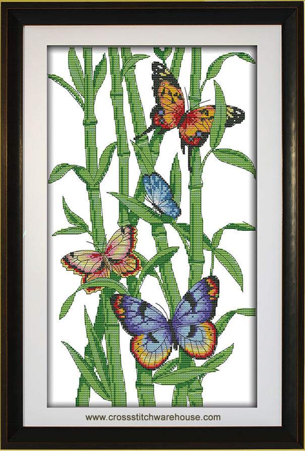 Butterflies And Bamboo