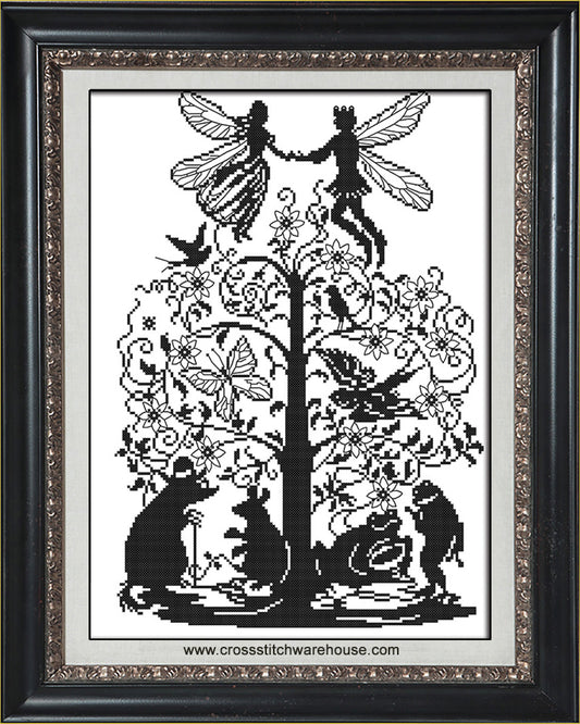 Fairytale Thumbelina - Silhouette