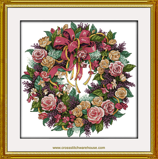 Holiday Floral Wreath