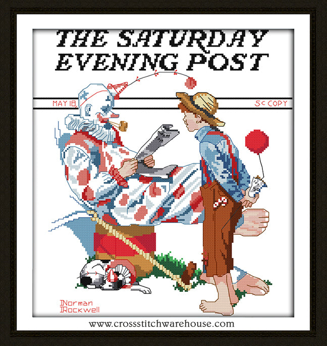 Saturday Evening Post - Boy & The Clown