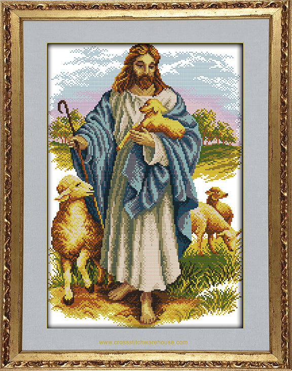 Jesus Shepherding the Lambs