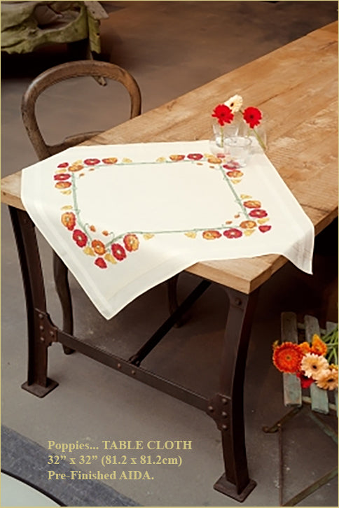 Poppies - TABLE CLOTH