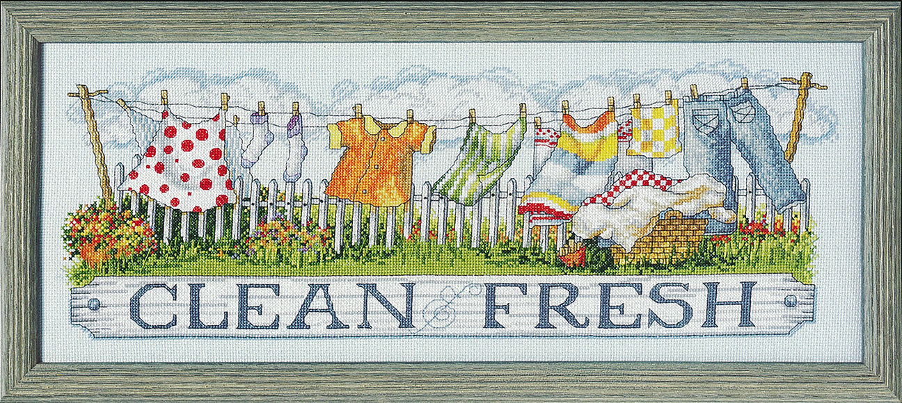 Cross Stitch Kit Country Bloomers crossstitchwarehouse
