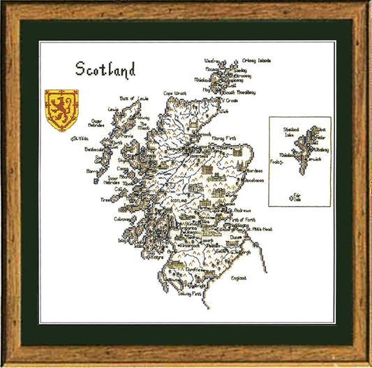 Scotland Map -  CHART ONLY