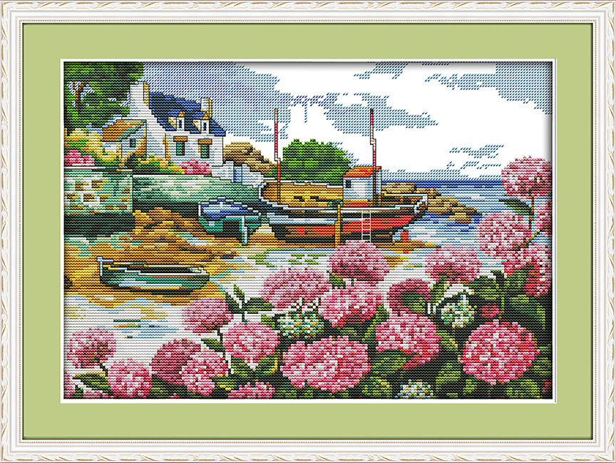 Maine Seashore Scene