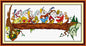 Disney - Seven Dwarfs on 28ct. Monaco