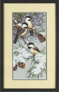 Chickadees and Pinecones