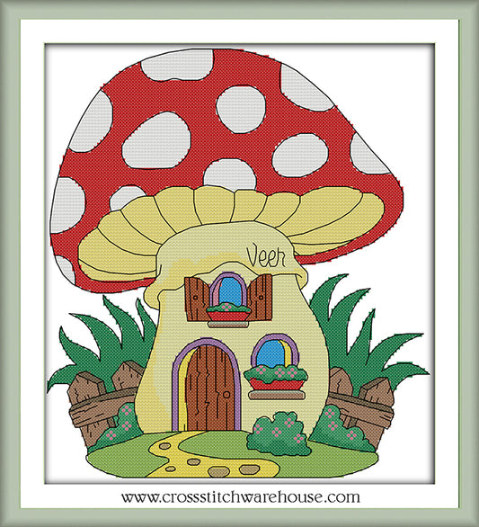 Colorful Toadstool House