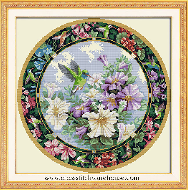 Hummingbird Floral Tapestry