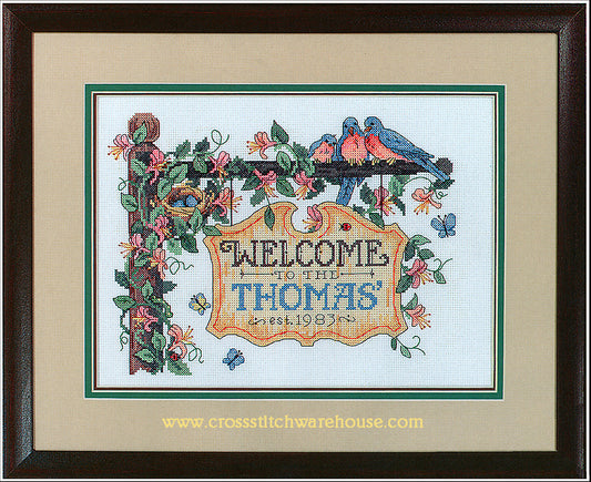 Family Welcome Sign