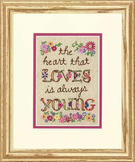 Young At Heart...  CREWEL EMBROIDERY