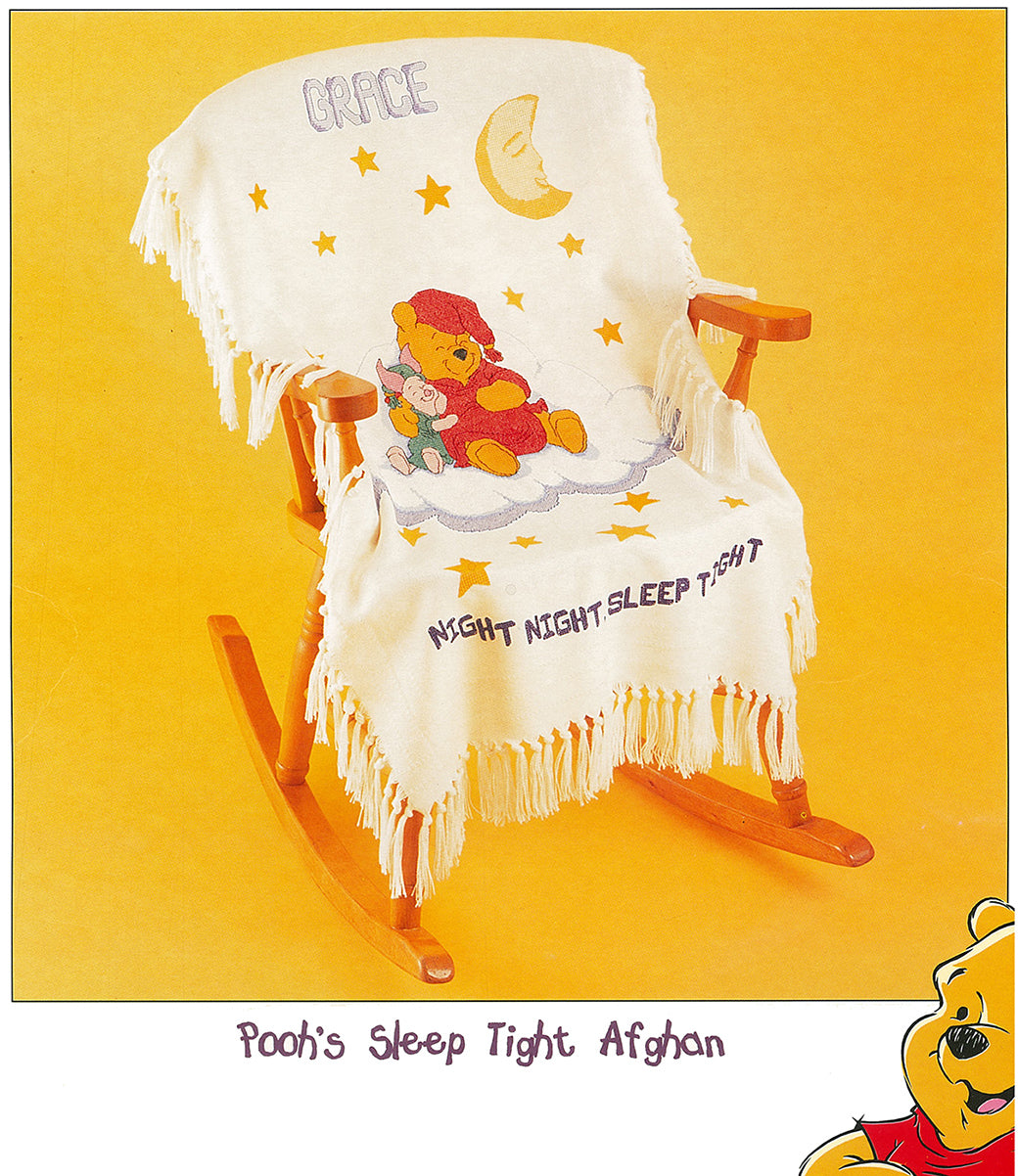 Disney's - Pooh's Sleep Tight - BABY AFGHAN