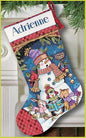 Christmas Carolers Stocking