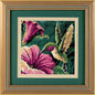 Hummingbird Drama  MINI NEEDLEPOINT