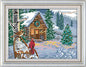 Winter Cabin  GOLD PETITE