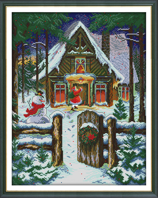 Christmas Cabin  PETITE