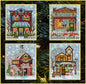 ORNAMENTS - Christmas Town  GOLD