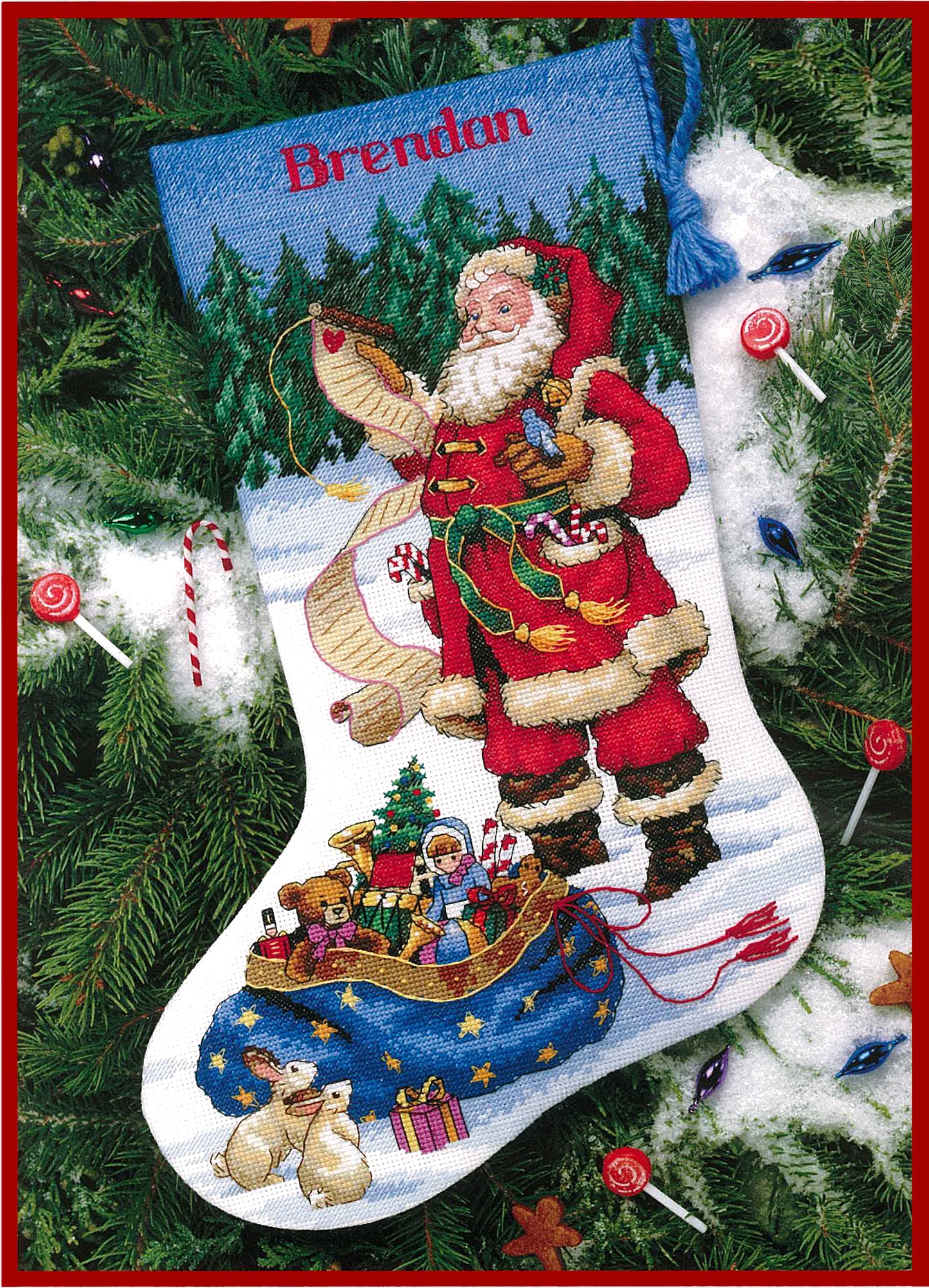 Checking His List - STOCKING