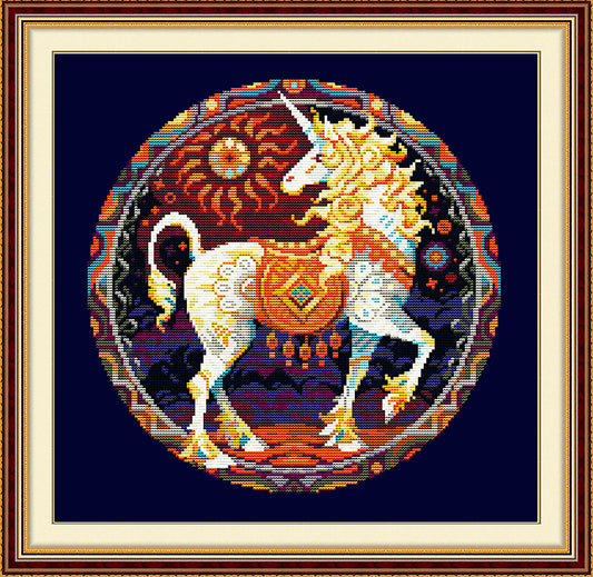 Southwest Unicorn Tribal Art